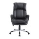 Office chair black pu 66 x 71 x 110-120cm...