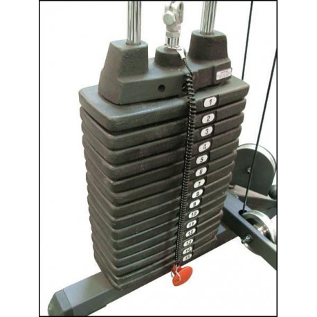 TORRE DE PLACE 90 KG PARA BS-LA-48 MODEL BODY SOLID