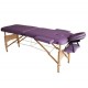 Foldable massage table for physiotherapy - color.