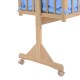 Baby cot blue wood 94x50x140cm...