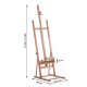 Folding wooden cavalette 50,5x60x60-130cm...