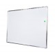 White magnetic board with 10 magnets, 1 draft and.