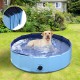 Piscina per cani nuoto animali domestici pieghevole Φ120c...