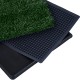 Tapete para cães preto verde pp pe ps 51x76x3cm...