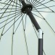 Parasol 2.5x2.45m brown and white steel tube.