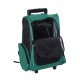 Transportin 2 in 1 grün und schwarz oxford Stahl 35x27...