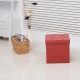 Sgabello pieghevole legno rosso 38x38x38cm...