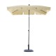 Terrasse parasol jardin ou patio - couleur beige -...