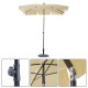 Terrasse parasol jardin ou patio - couleur beige -...