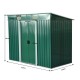 Placa verde galvanizada shed 237x119x181cm...