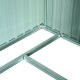 Placa verde galvanizada shed 237x119x181cm...