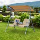 Garden swing metal cream 170x110x153cm...