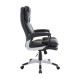 Office chair black pu 66 x 71 x 110-120cm...