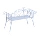 Garden bench for 2 people – white – ace.