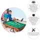 Pool table with wooden accessories for children ...