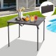 Folding camping table and portable table buffet table.