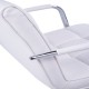 Chaise de bureau pu + pvc blanc 52,5x54x82-96cm...