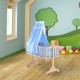 Baby cot blue wood 94x50x140cm...