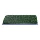 Plateau en plastique vert et gris WC 43x68x3cm...