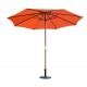 Parasol parasol couleur bois terrasse plage.. .