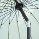 Parasol 2.5x2.45m brown and white steel tube.