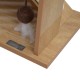 Raschietto gatto legno sisal 55x25x41cm...