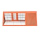 Cage rouge lapin bois de vin 118x50x45cm...