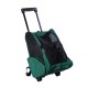 Transportin 2 in 1 grün und schwarz oxford Stahl 35x27...