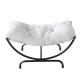 Bed for cat iron white+Black 66x40x33cm...