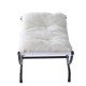 Bed for cat iron white+Black 66x40x33cm...