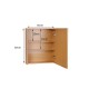 Bagno specchio vetro rovere 60x50x15cm...