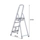 Aluminiumtreppe silber 144x80x43cm...