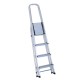 Aluminiumtreppe silber 144x80x43cm...