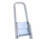 Aluminiumtreppe silber 144x80x43cm...