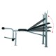 Weight bench black steel 165x68x114cm...