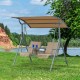 Garden swing metal cream 170x110x153cm...