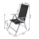 4 folding chairs of aluminum garden.