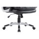 Office chair black pu 66 x 71 x 110-120cm...