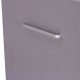 Carrello da cucina ausiliario – colore grigio – mdf, metallo,.